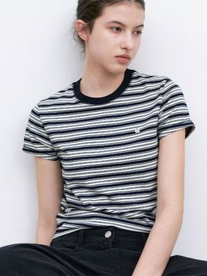 TRIPLE MULTI STRIPE T (T-7214)