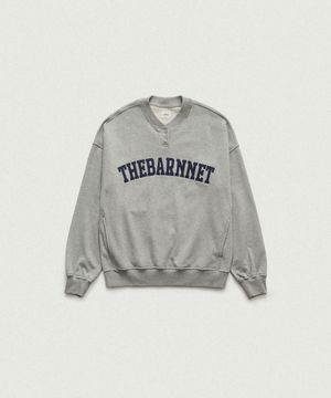 Rovey Henryneck Sweat Shirt_Grey