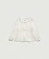 Liore Frill Button Blouse_Ivory
