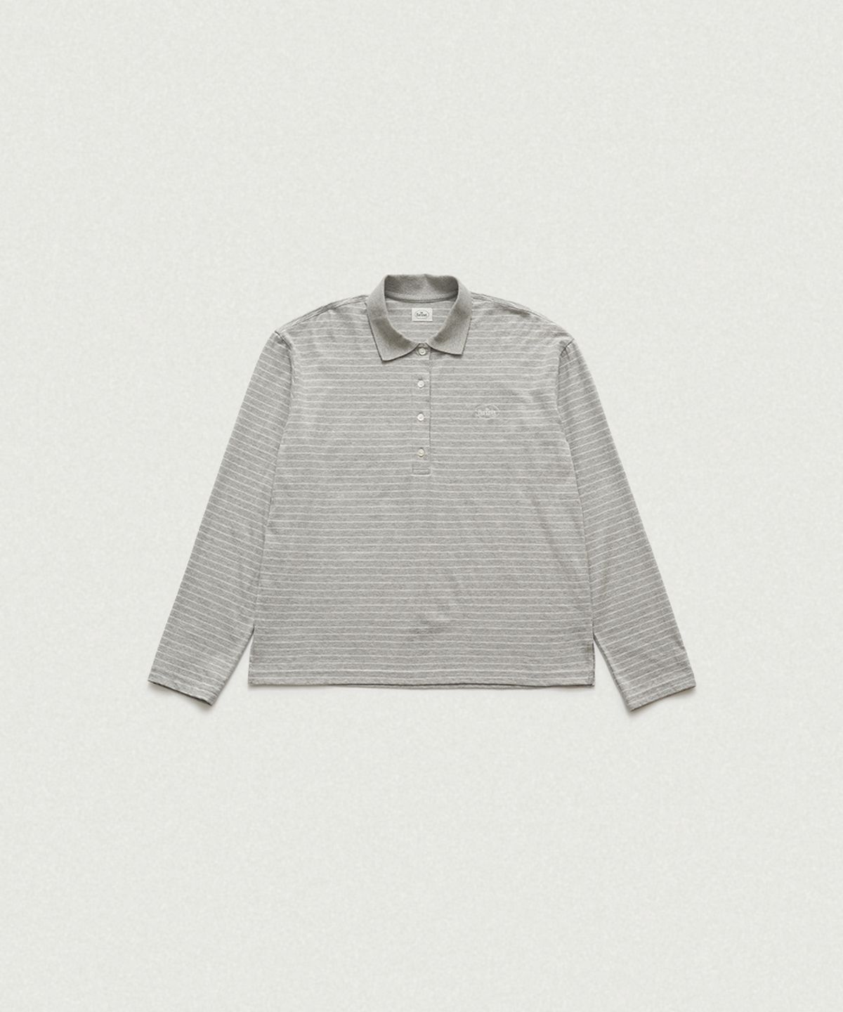더바넷(THEBARNNET) Delphine Stripe Pique Shirt_Grey