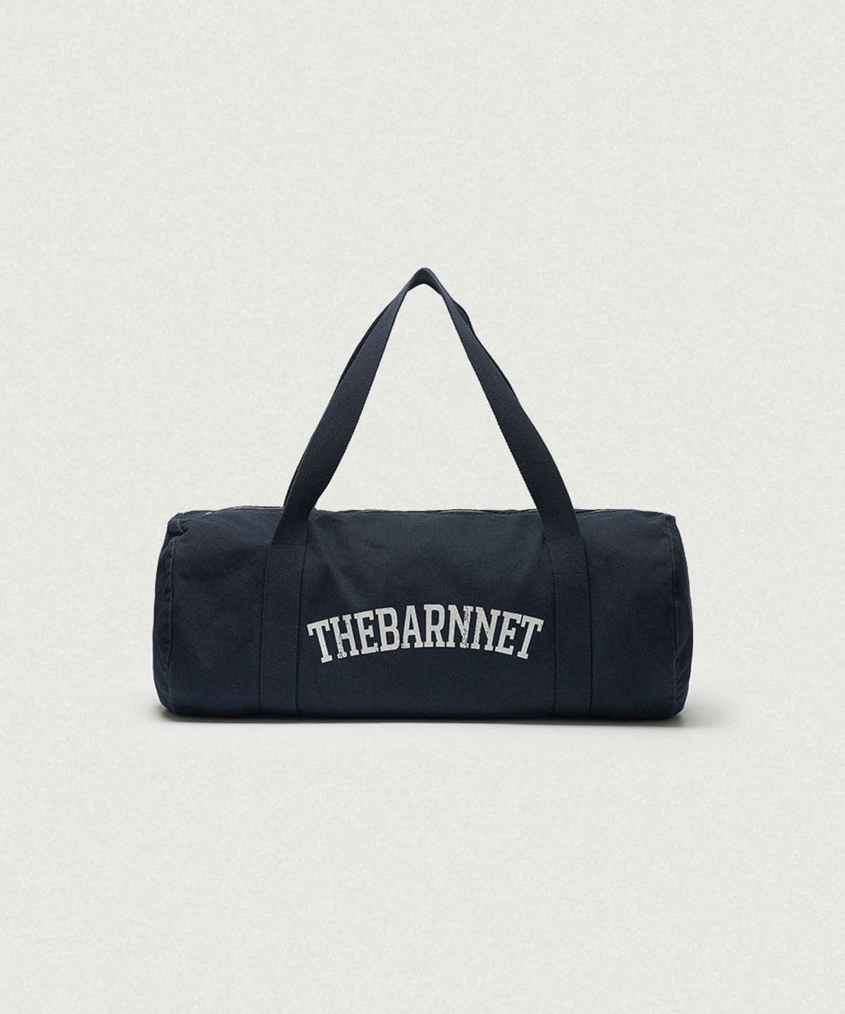더바넷(THEBARNNET) Pale Logo Duffle Bag Large_Navy