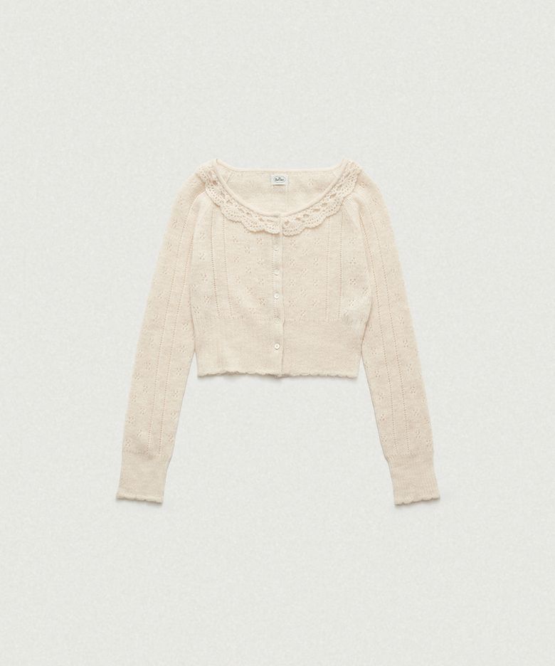 Aveline Frill Knit Cardigan