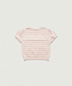 Helen Logo Jacquard Knit Top_Pink