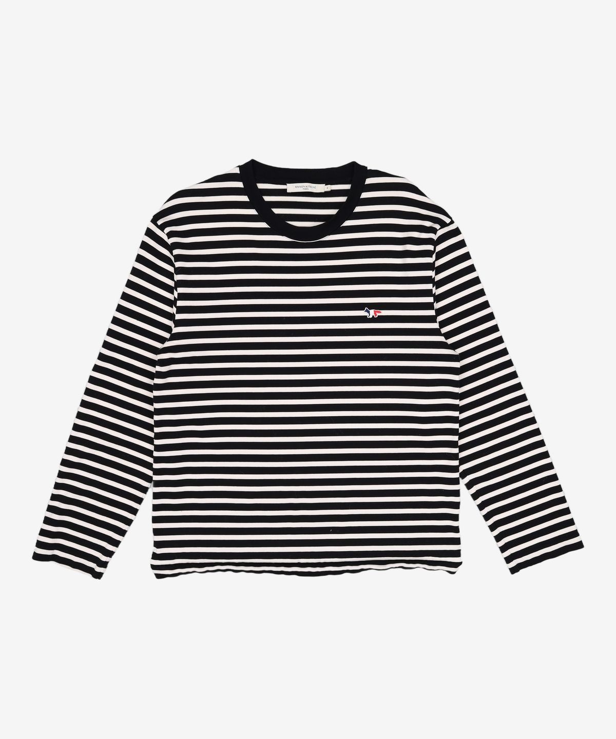 메종 키츠네(MAISON KITSUNE) 22SS 스트라이프 티셔츠 FU00115KJ0044 XL