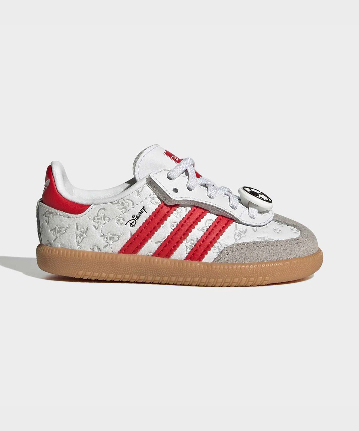 아디다스 키즈(ADIDAS KIDS) 아디다스 X 디즈니 삼바 OG 컴포트 클로저 엘라스틱 레이스 인펀트 - 화이트 / IH1754