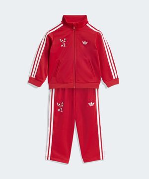 아디다스 X 디즈니 파이어버드 트랙 수트 인펀트  - 레드 / KE3879