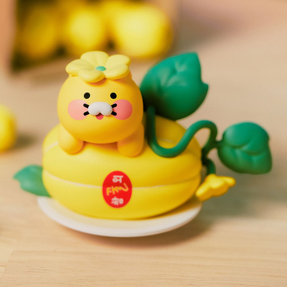 카카오프렌즈(KAKAO FRIENDS) K푸드 미니피규어 꿀참외_춘식이