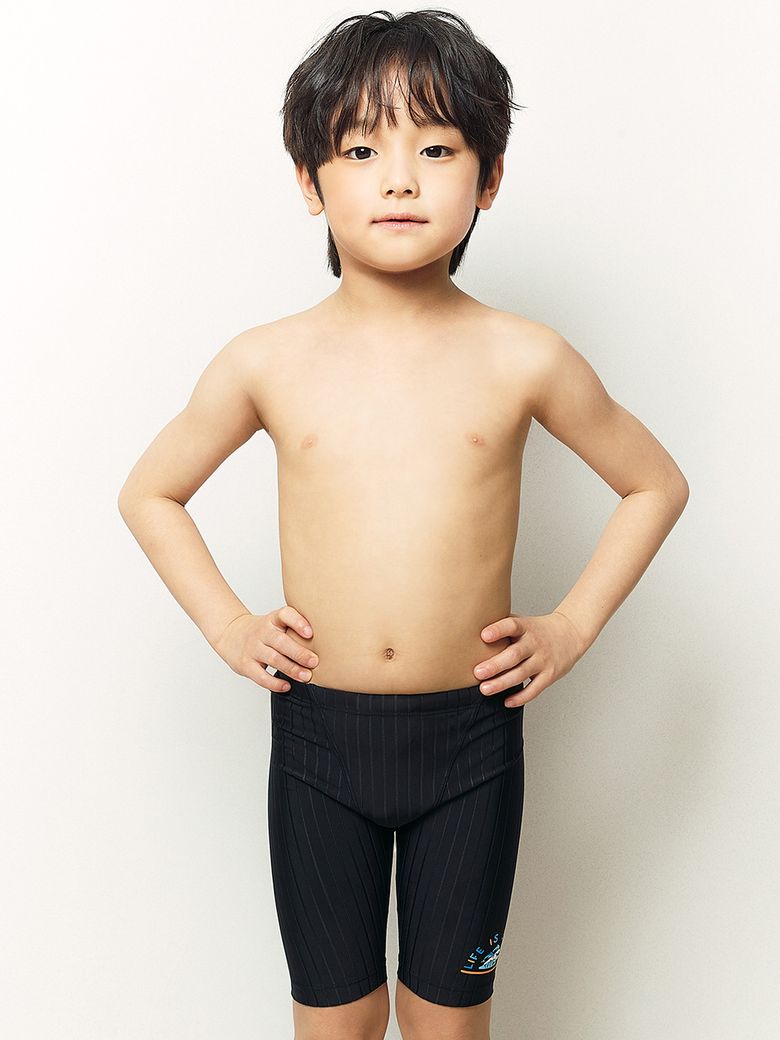 남아 스웰 돌핀 4부 재머 수영복 블랙 (B6SKSMS306BLK)