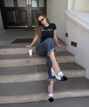 Ribbon line open-toe pumps(white)_DG2DS26006WHT