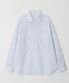 하이퍼 스트라이프 오버 셔츠_화이트 소라