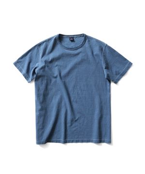 인디고 씬 스트라이프 티