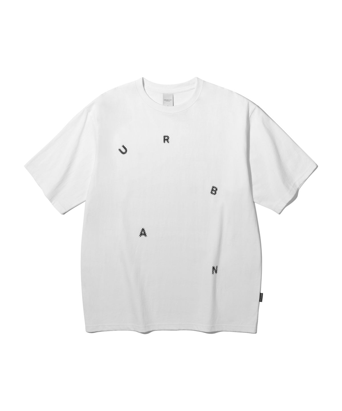 어반스터프(URBANSTOFF) 스페이스드 로고 티 (화이트)