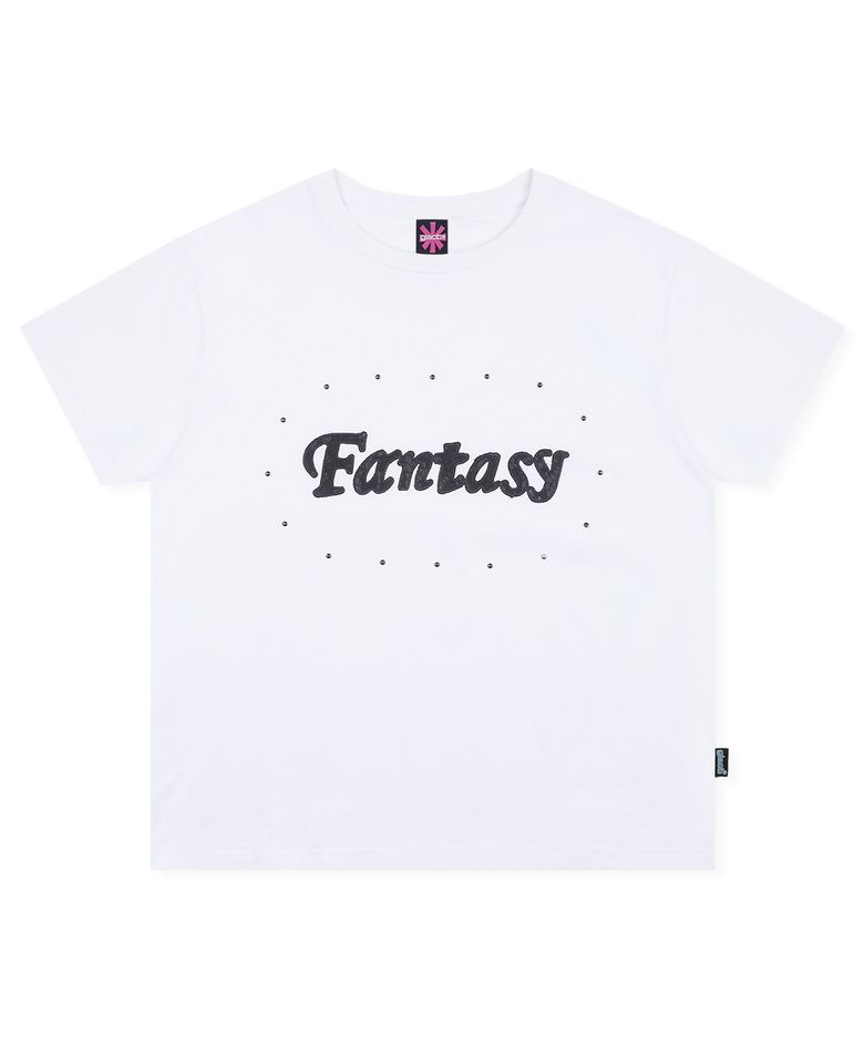 [글랙 × 지꾸] GZT005 판타지 스터드 티셔츠 (WHITE)