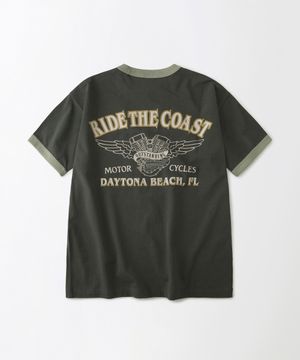 MOT SERIES TEE(RIDE THE COAST)_KHAKI GRAY