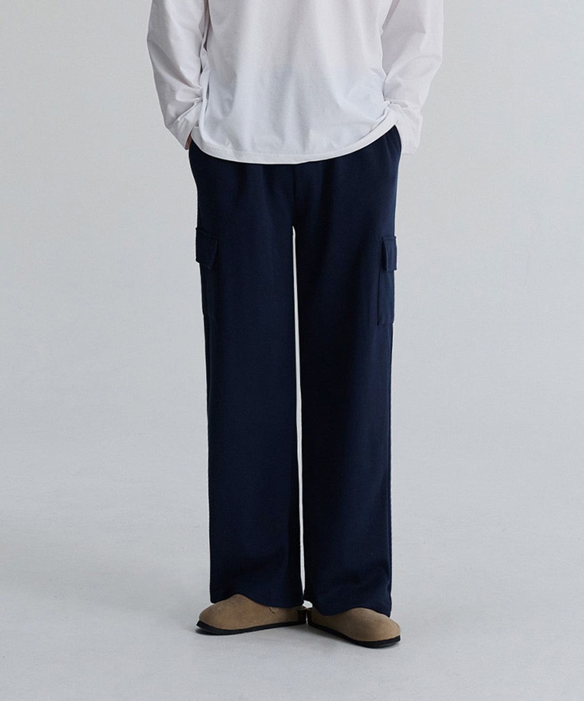 크레드먼스(CREEDMENS) 숏/롱 유틸리티 카고 트레이닝 팬츠 (Navy)