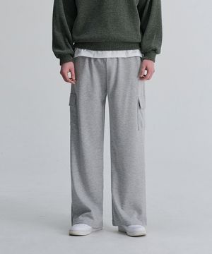 숏/롱 유틸리티 카고 트레이닝 팬츠 (Gray)