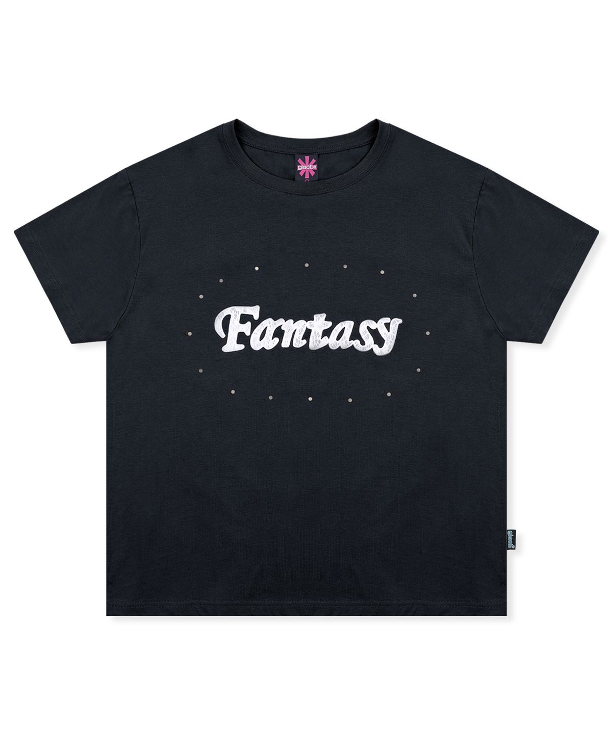글랙(GLACK) GZT005 판타지 스터드 티셔츠 (BLACK)