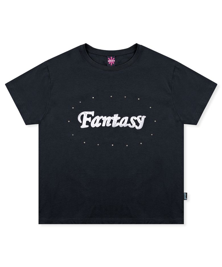 [글랙 × 지꾸] GZT005 판타지 스터드 티셔츠 (BLACK)