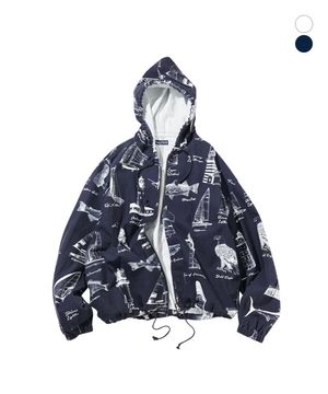 오션 프린트 후드 자켓(2colors) JJK1356