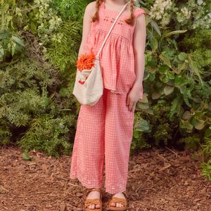 자수체크팬츠 (26315-411-50)