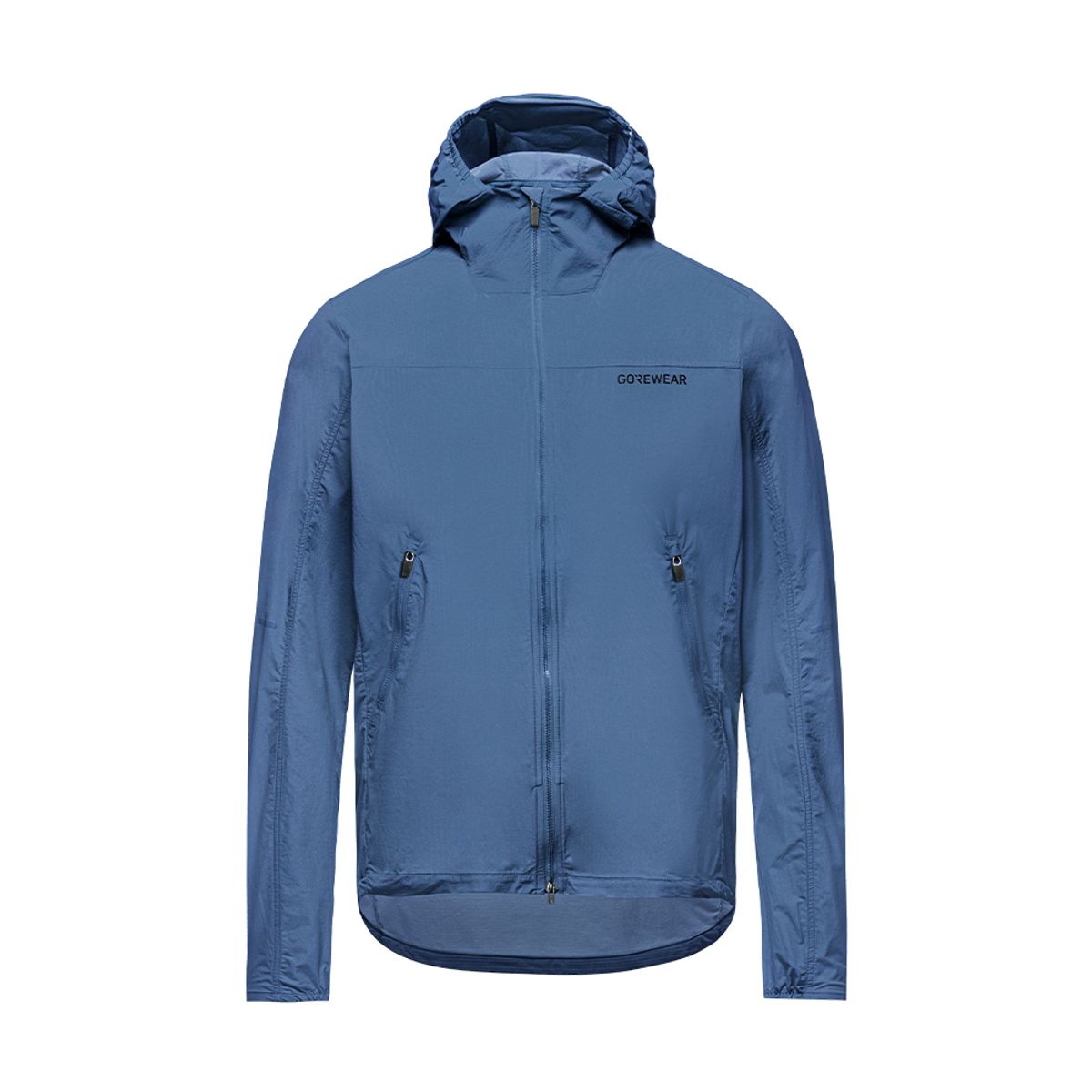 고어웨어(GOREWEAR) 펀플로우 후드 윈드브레이커 바람막이 자켓 - 카고 블루 (남성용)