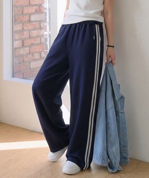 사이드 스트링 레이스 밴딩 팬츠 711065