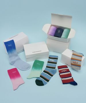 싹스탑 뉴트로 우먼 삭스 3P 세트 기프트 4종