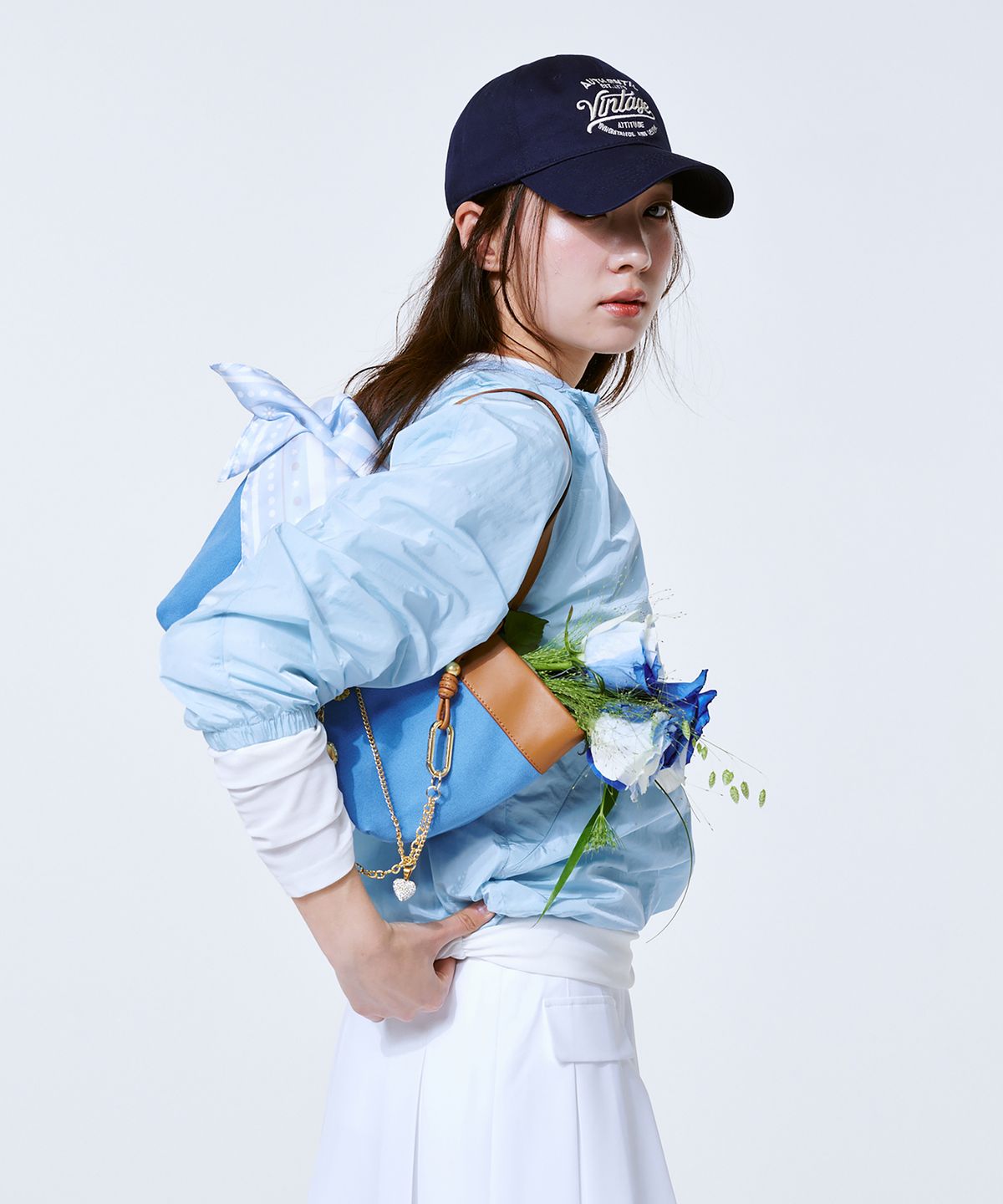 크림골프(KLIMGOLF) 경량 후드 하프집 아노락 점퍼