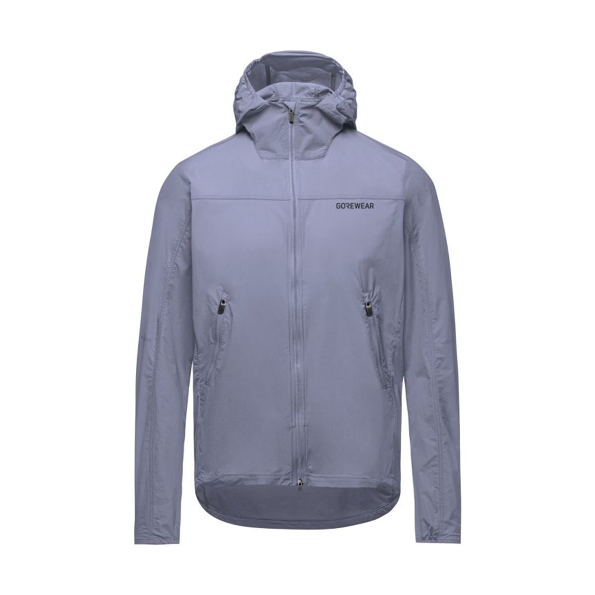 고어웨어(GOREWEAR) 펀플로우 후드 윈드브레이커 바람막이 자켓 - 아머씨스트 그레이 (남성용)