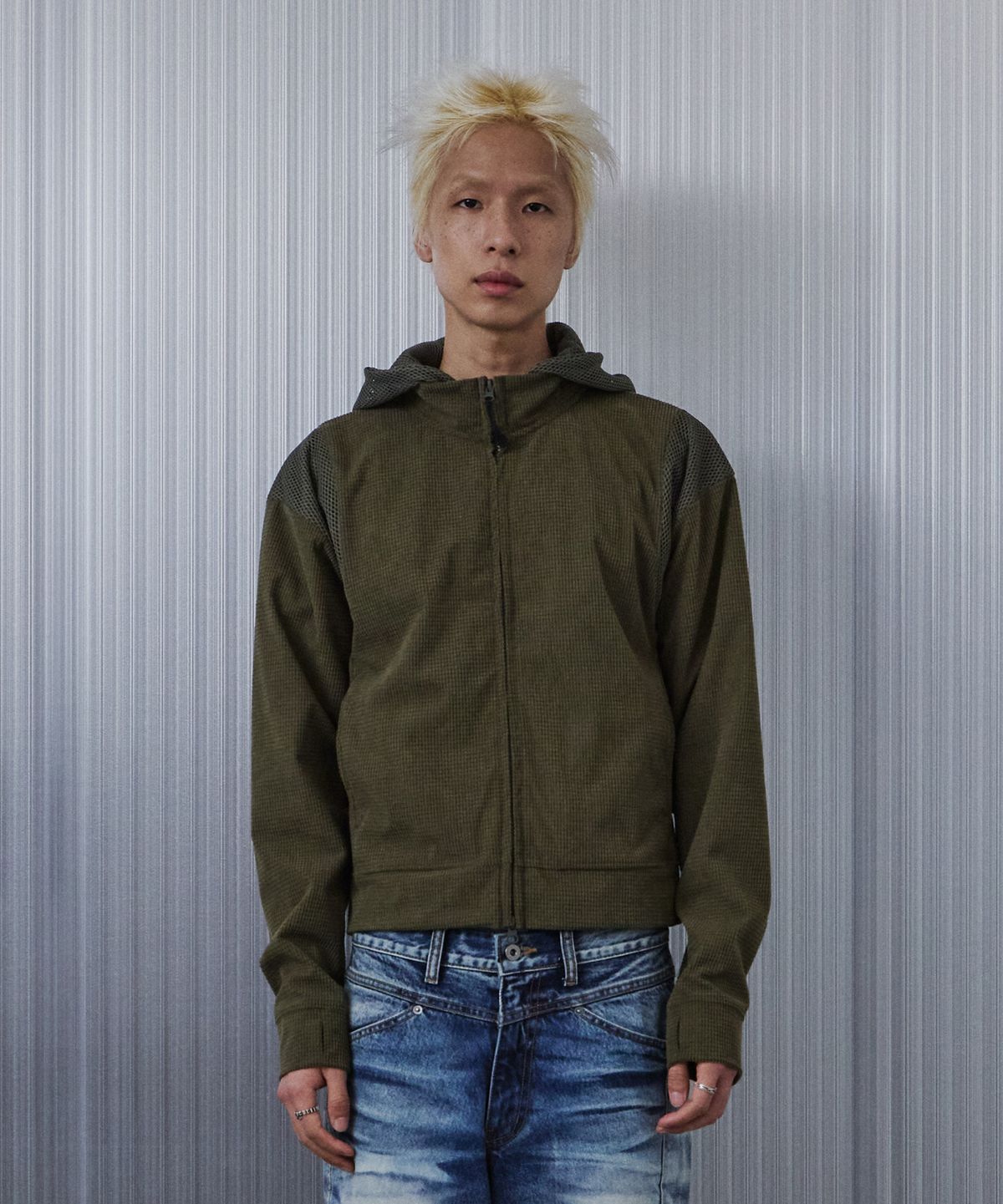 9999아카이브(9999ARCHIVE) Urban Core Hybrid Zip-Up