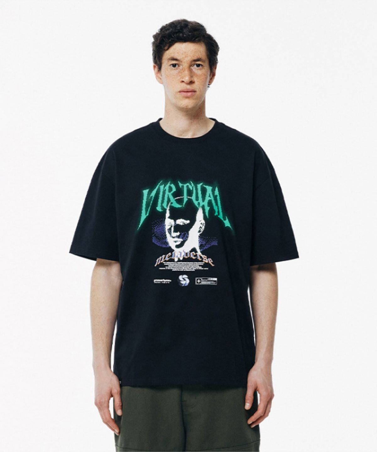 그루브라임(GROOVE RHYME) VIRTUAL T-SHIRTS (LRQMCTA421M)