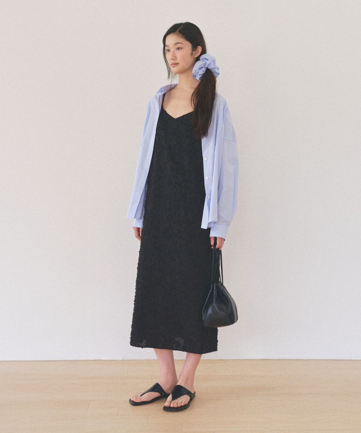 망고매니플리즈(MANGO MANY PLEASE) LILAC SLIP ONE PIECE_BLACK