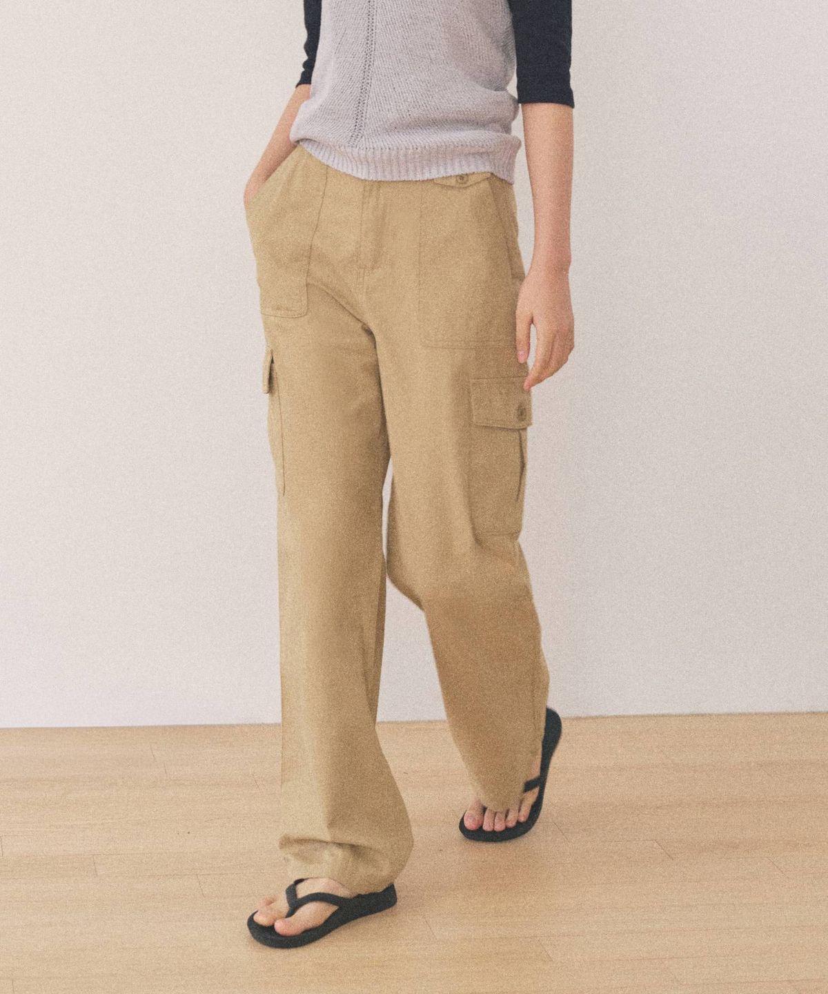 망고매니플리즈(MANGO MANY PLEASE) TETTA WASHED PANTS_BEIGE