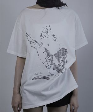 엔젤 핫픽스 티셔츠-화이트