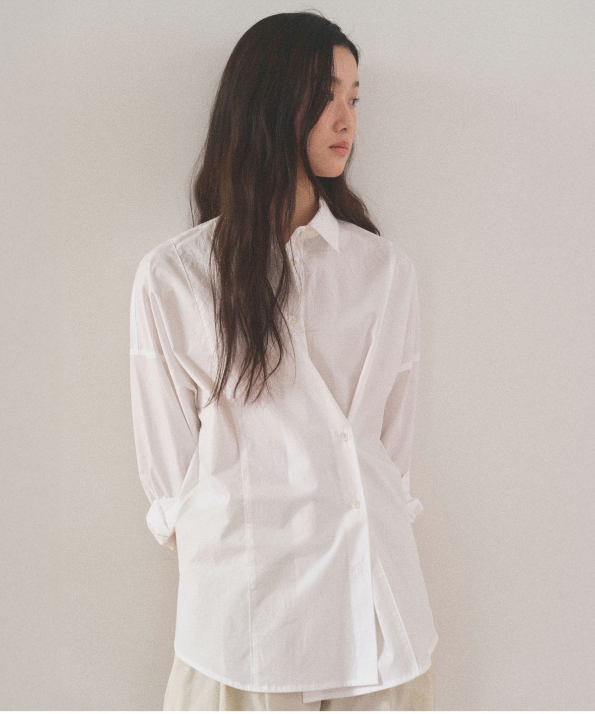 망고매니플리즈(MANGO MANY PLEASE) PEPE WRAP SHIRT_WHITE