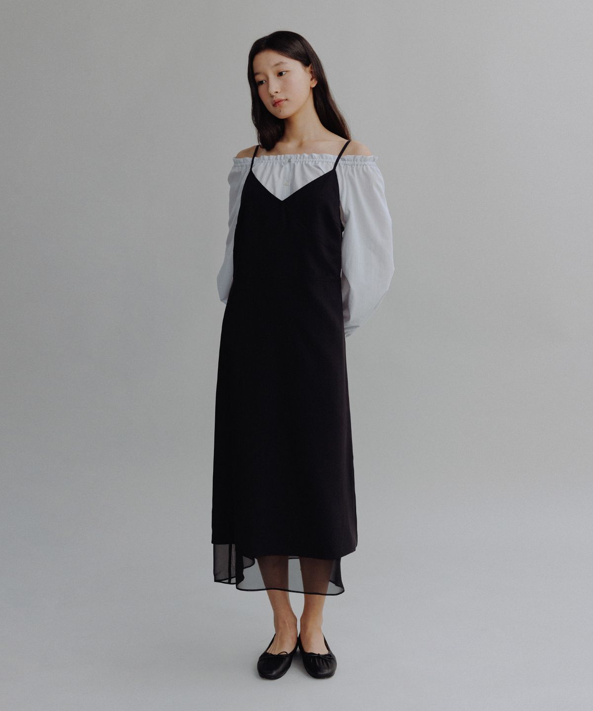 망고매니플리즈(MANGO MANY PLEASE) FAY BUSTIER ONE PIECE_BLACK