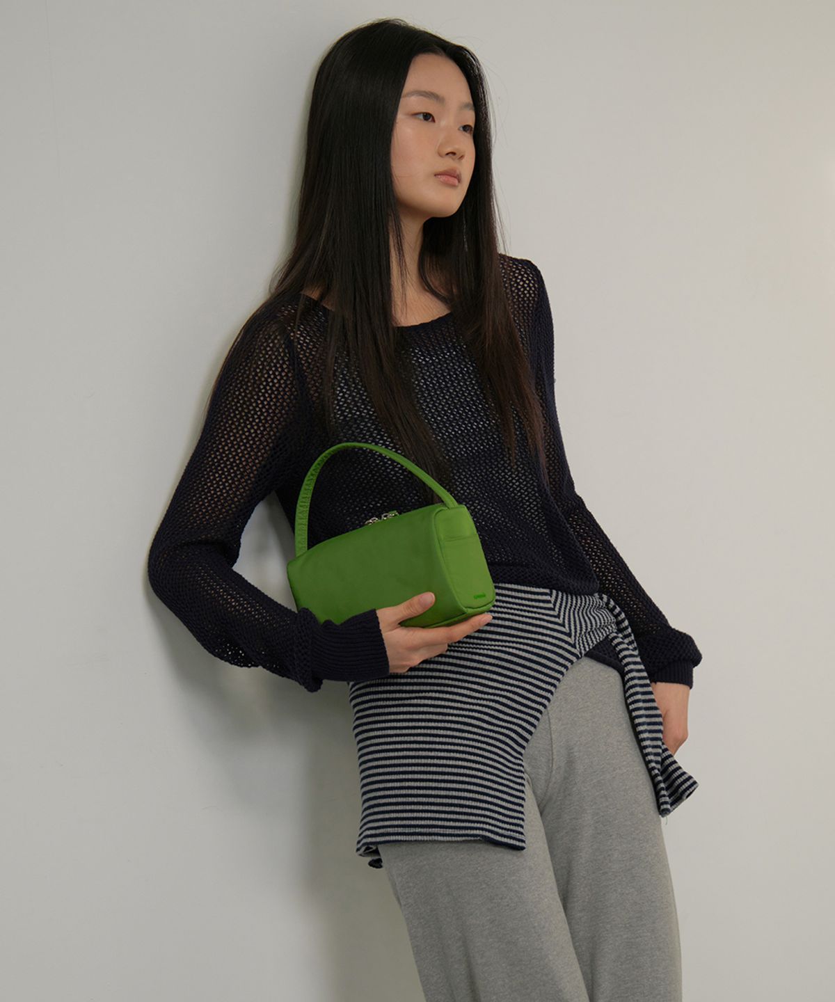 까르몽드(CARMONDE) Breeze Bag_Green