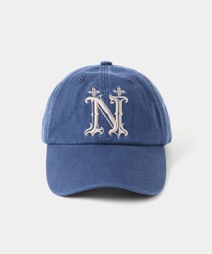 노바 워시드 볼캡 블루