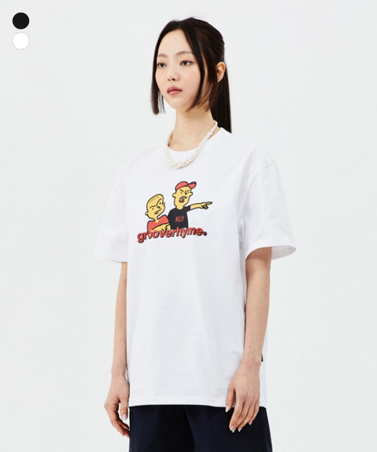 그루브라임(GROOVE RHYME) BULLY BROTHER T-SHIRTS (LRPMCTA421M)