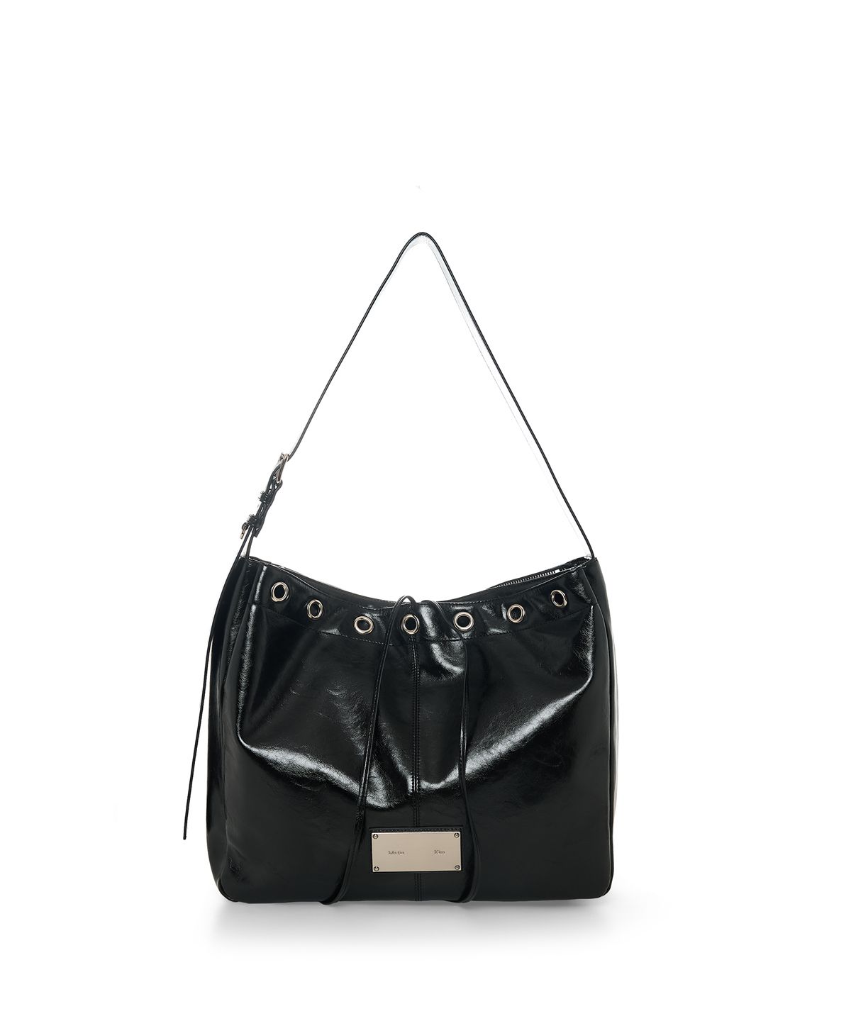 MUSINSA公式 | MATIN KIM MATIN EYELET POINT LAYERED BIG SHOULDER 