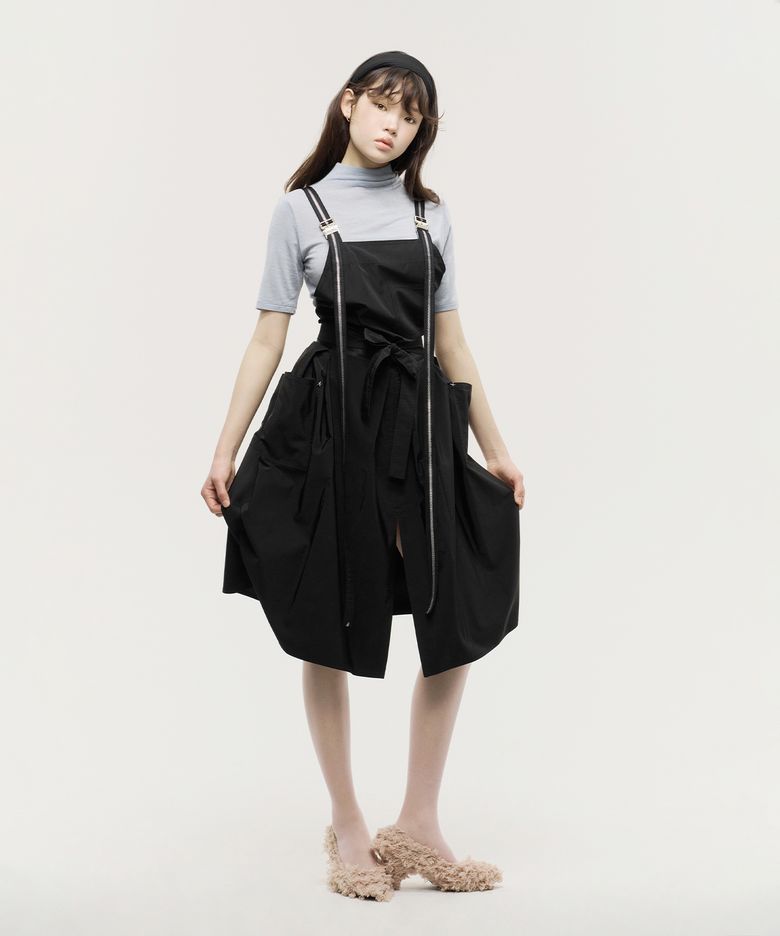 실버 레일 에이프런 2size