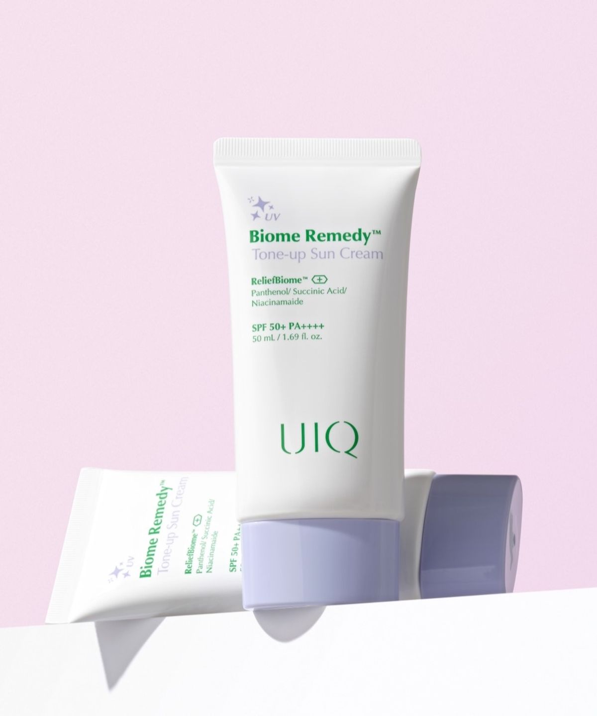 유이크(UIQ) 바이옴 레미디 톤업 선크림 보라 50ml