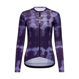 스핀쉬프트 롱 슬리브 저지 - 아머씨스트 그레이/퍼플인디고 (여성용)