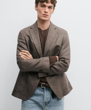 테일러드 린넨 비고레 블레이저