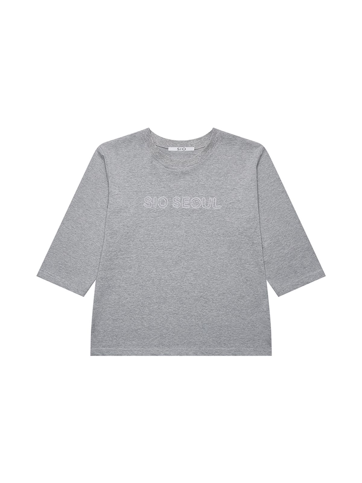 시오(SIO) CLOUD CARPI SLEEVE TOP [MELANGE]