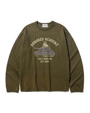Armored Academy 1940 아머드 아카데미 빈티지 카키 세미오버 롱슬리브
