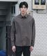 DIEMS 고밀도 면100 바이오 워싱 셔츠_브라운 (세미 오버핏)_LDSXA64OSH