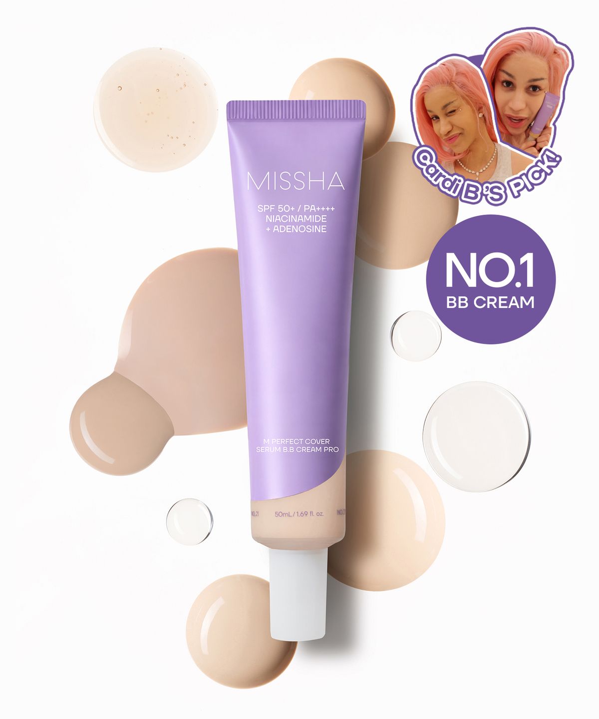 미샤(MISSHA) M 퍼펙트 커버 세럼 비비 프로 50ml