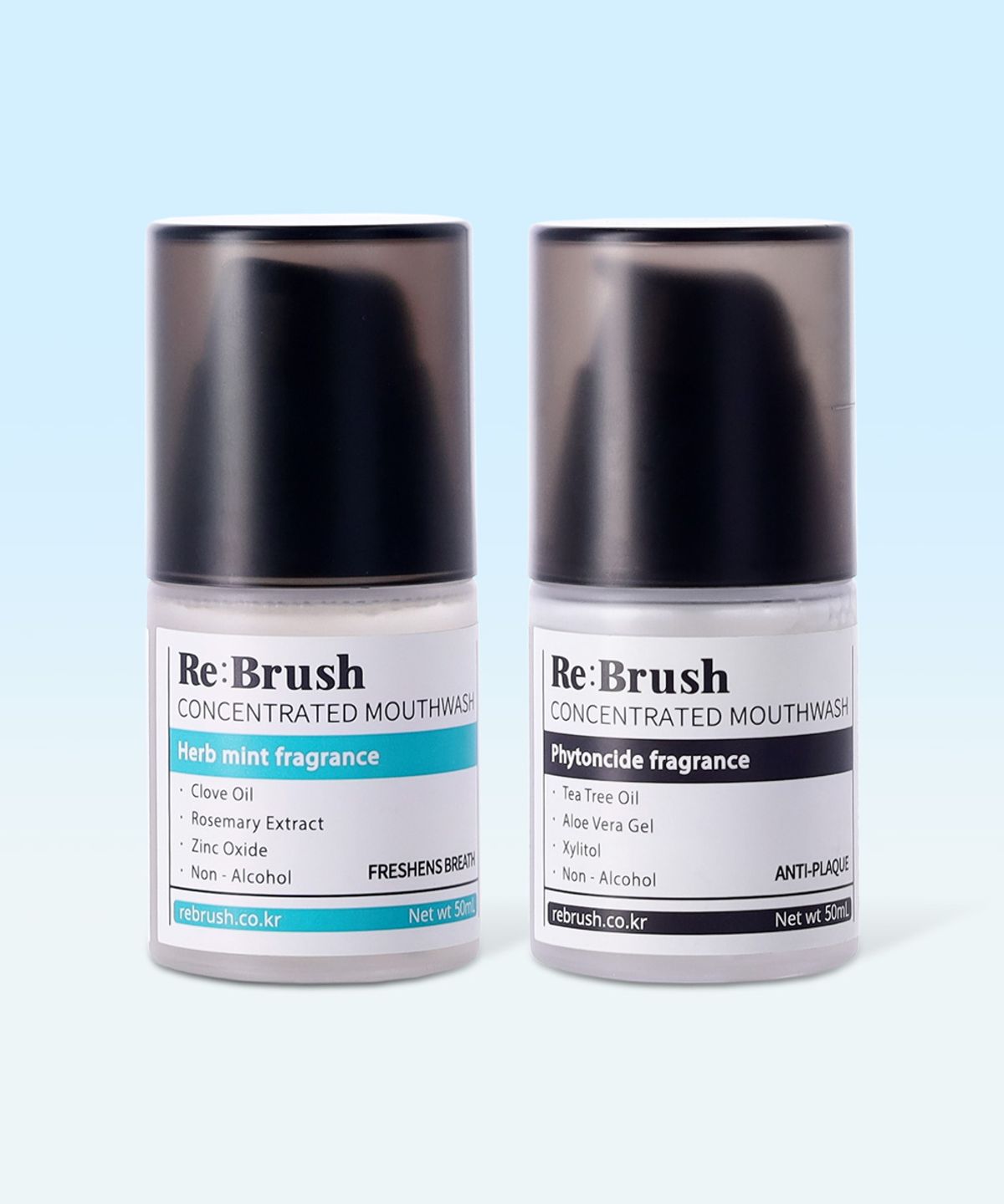 리브러쉬(REBRUSH) 100배 농축 가글 50ml (클로브/티트리)