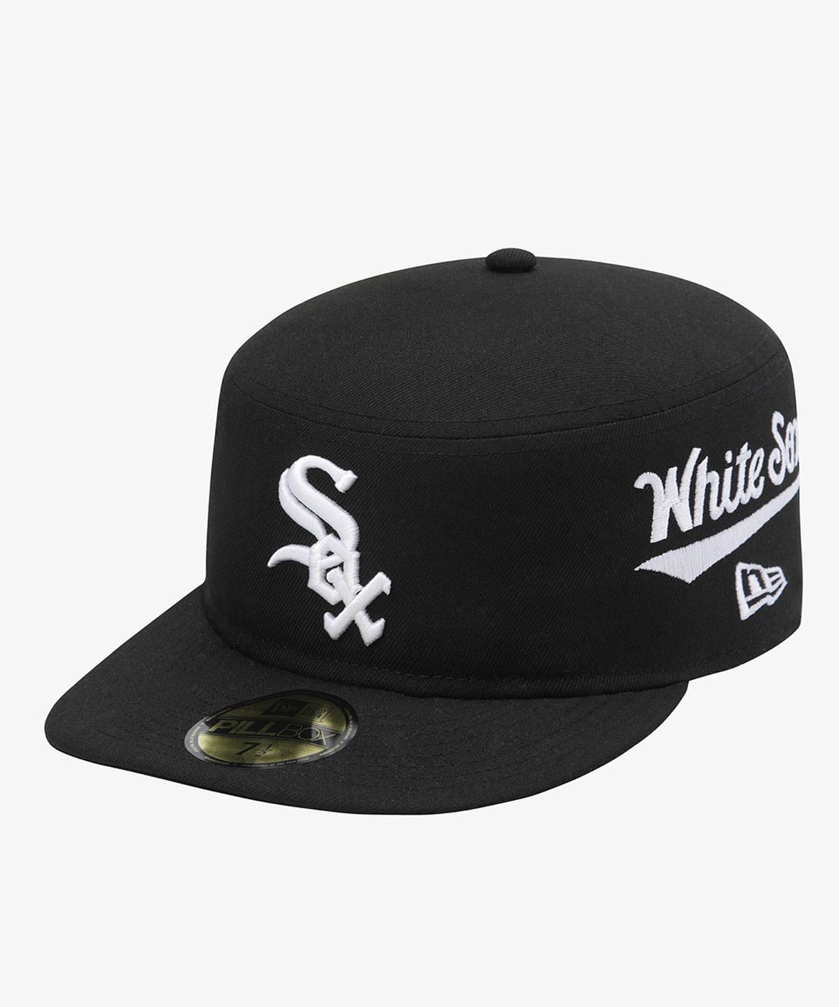뉴에라(NEW ERA) MLB 시카고 화이트삭스 필박스 피티드캡 블랙